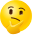 Ícone de Emoji pensativo